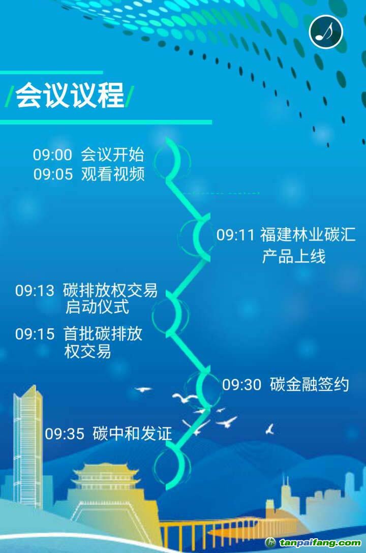 福建省碳排放權(quán)交易市場會(huì)議日程安排